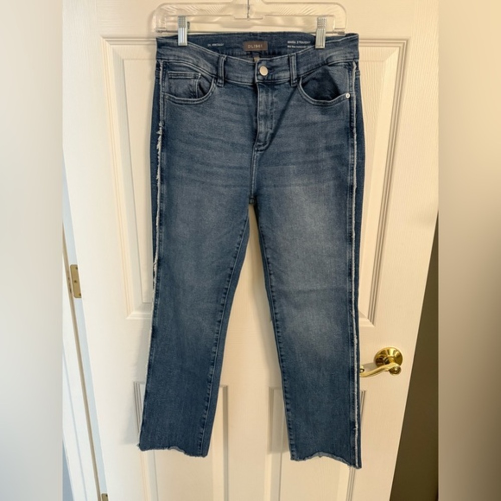 DL1961 Dark Wash Cropped Ankle Jeans